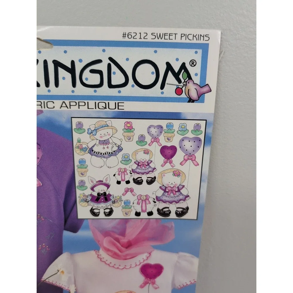 Vtg Daisy  Kingdom‎ No Sew Fabric Appliqué #6212 Sweet pickins